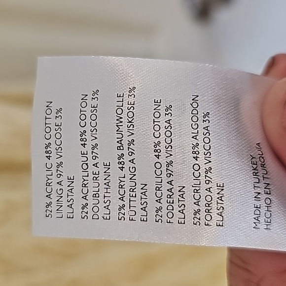 NWOT Free People Elton Mini Crochet Knit V-Neck Oversized Sweater Dress - Picture 6 of 6